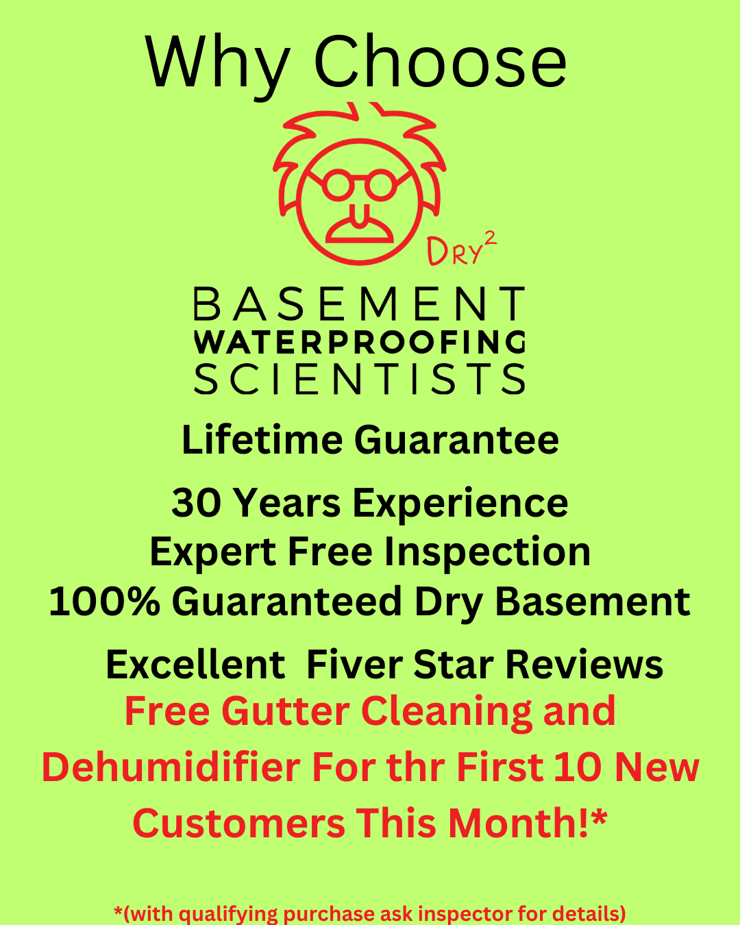 Basement Waterproofing Specialists in PA the Scientists