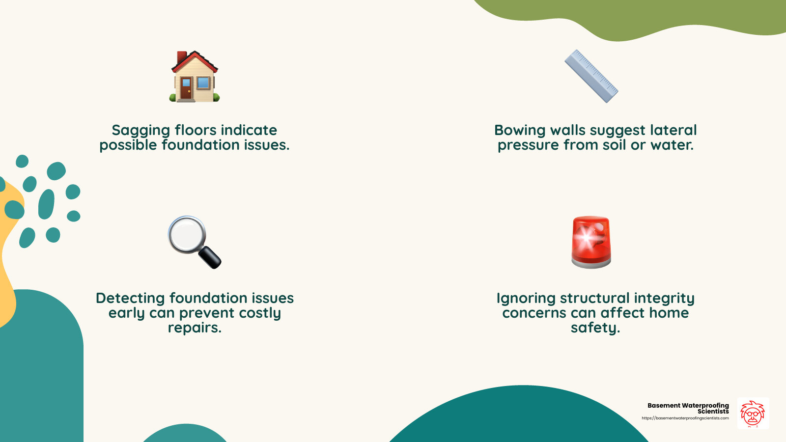 Structural integrity concerns - foundation repair allentown pa infographic 4_facts_emoji_nature