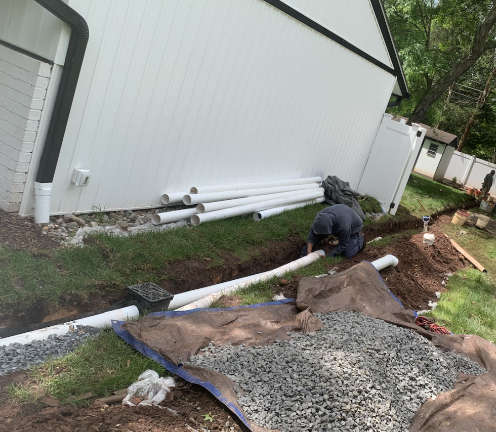 Exterior basement wall waterproofing: 1 Dry Solution
