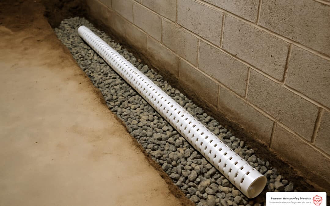french drain in basement