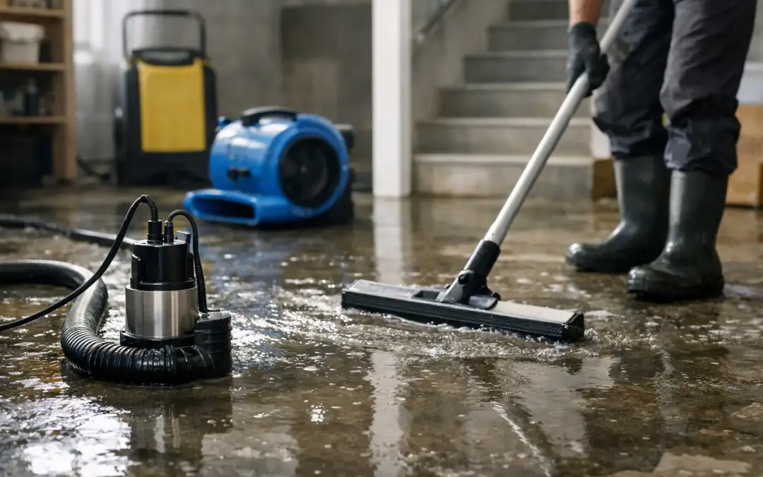 How to Dry a Flooded Basement After a Storm