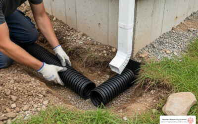 No More Puddles: Easy DIY Underground Downspout Drain Tile Installation