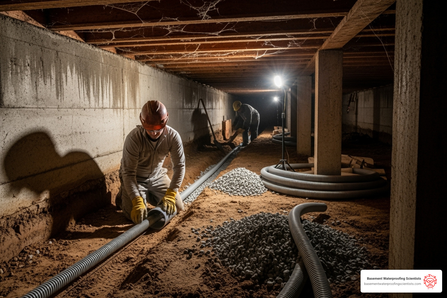 Installing Drain Tile in Crawl Space: Secure 2025