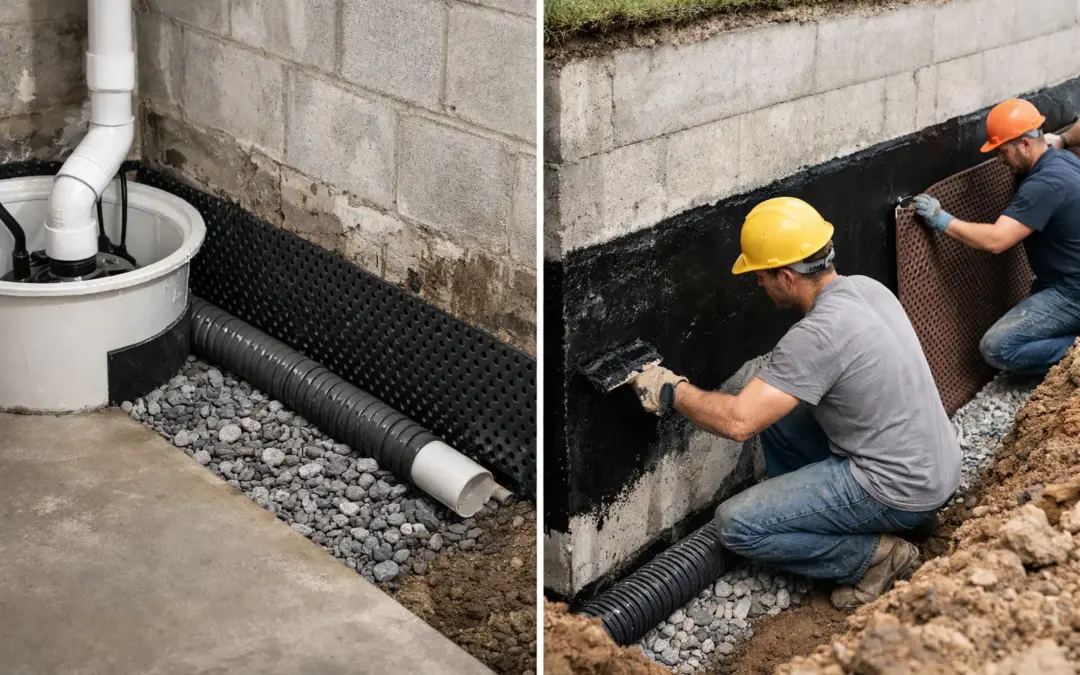 Interior Drainage Versus Exterior Sealing