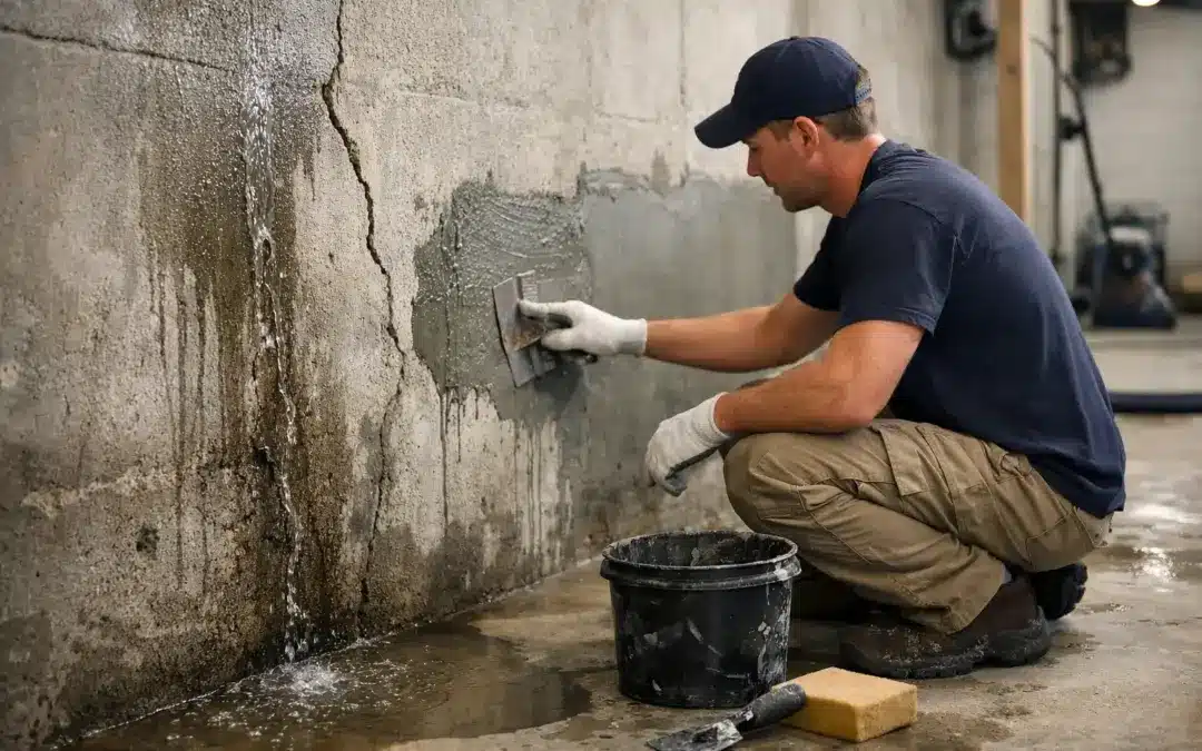 Leaking Basement Wall Repair That Actually Lasts