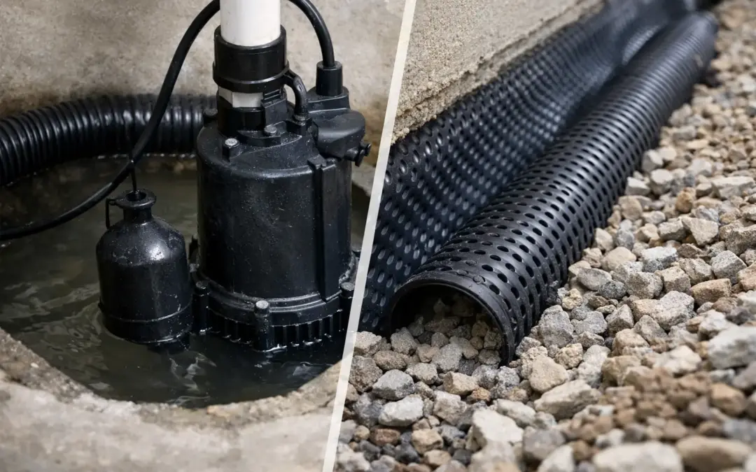 Sump Pump vs Drain Tile: Which Stops Basement Water?