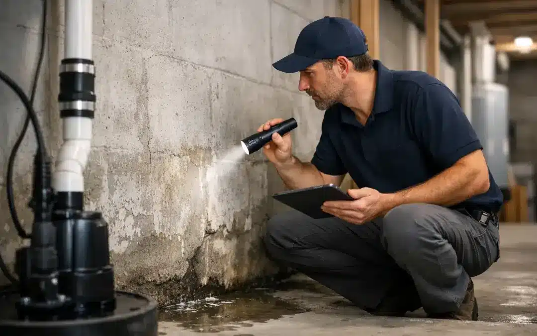 What a Basement Waterproofing Inspection Finds